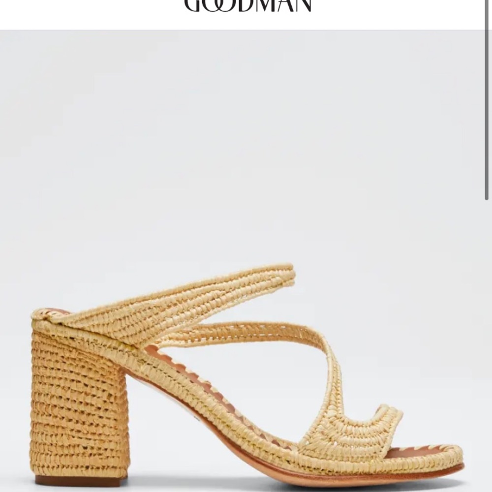 Salah Woven Raffia Sandals